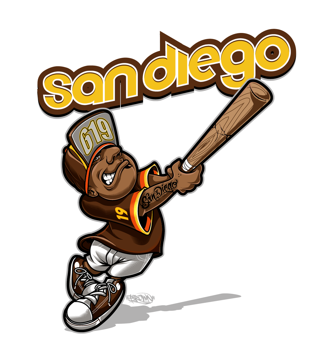 SAN DIEGO BASEBALL 19 TEE